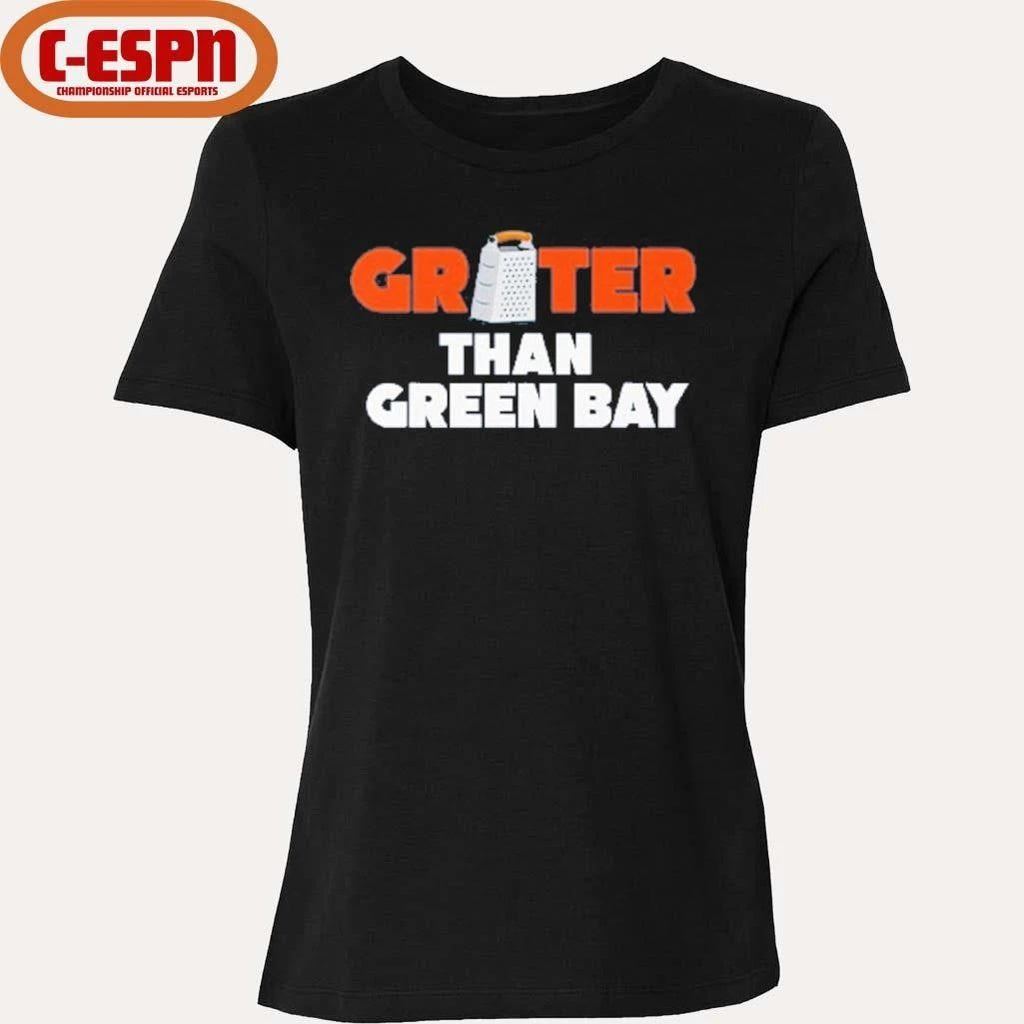Grater Than Green Bay Greater Cheese Grate T-Shirt