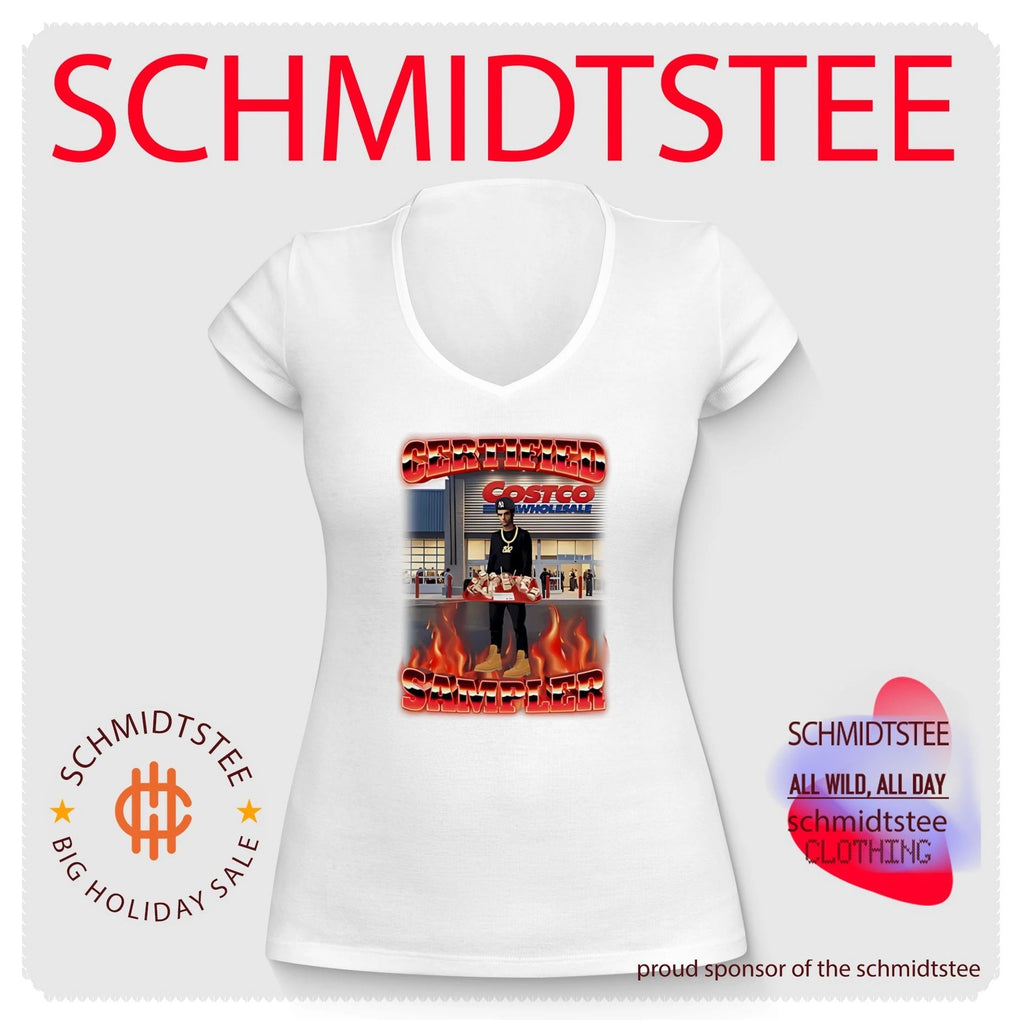 Certified sampler Costco funny graphic shirt