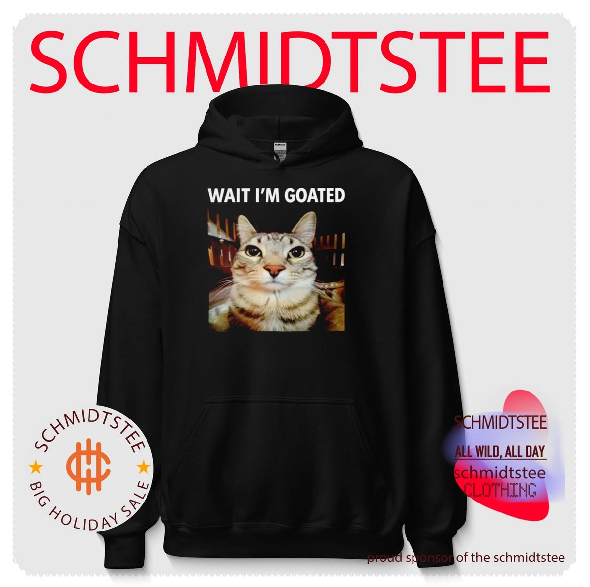 Eric Hartman Wait I’m Goated Meme Cat Shirt