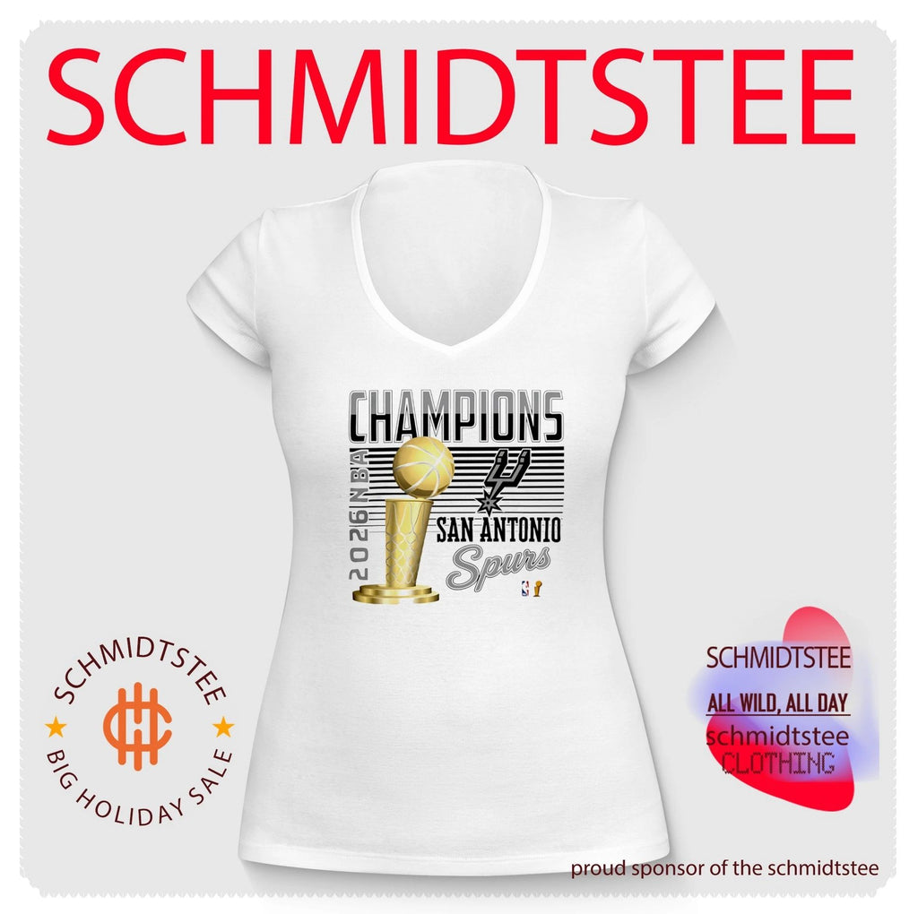 San Antonio Spurs NBA Champions 2026 trophy classic shirt