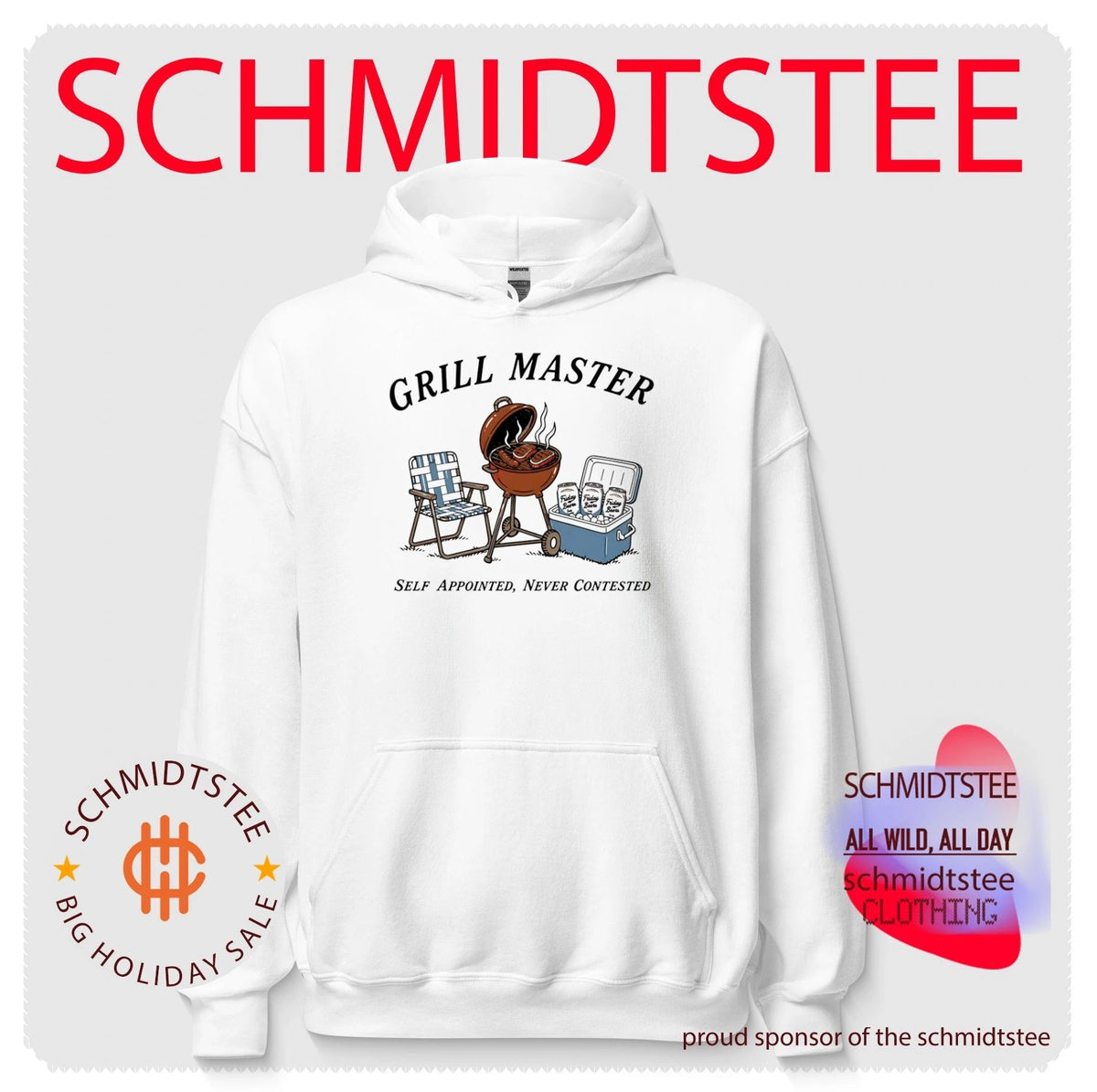 Grill Master self appointed never contested shirt