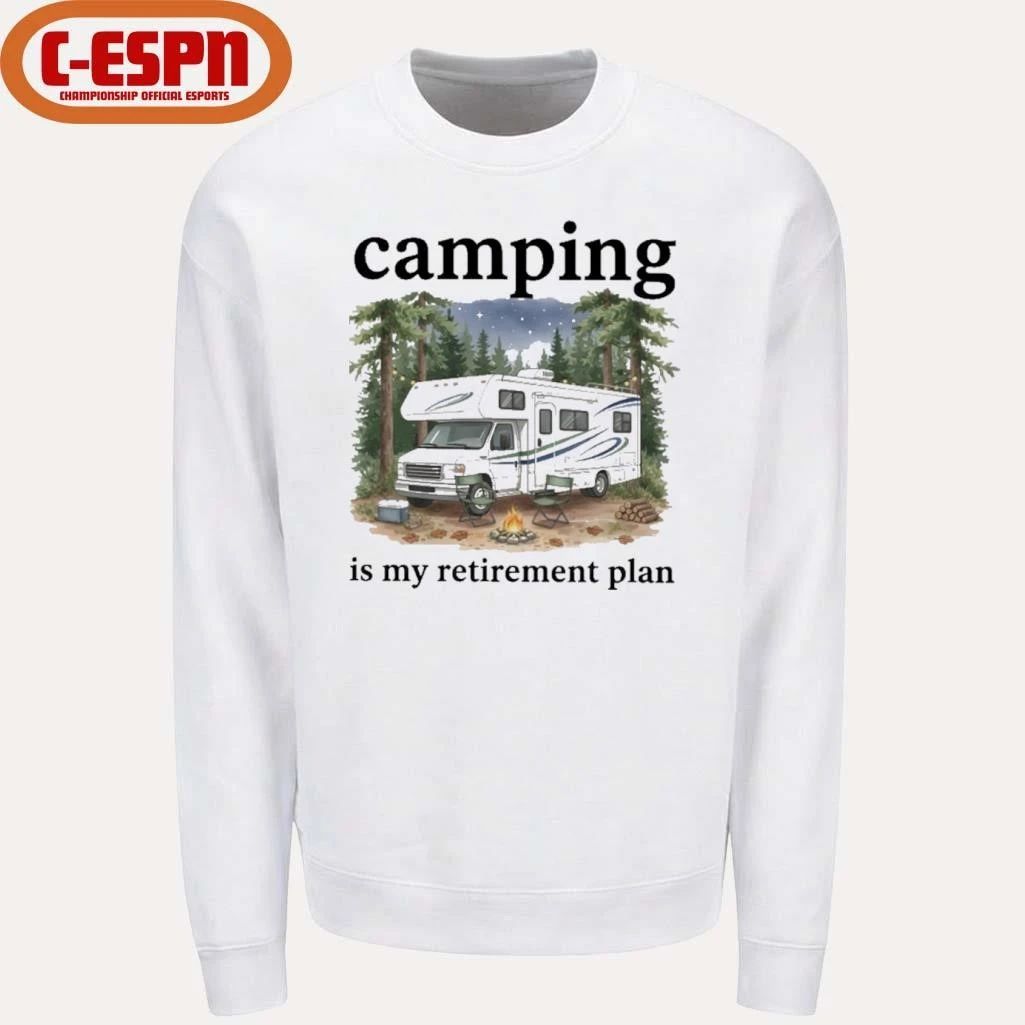 Camping Is My Retirement Plan RV Car In The Forest 2026 Shirt