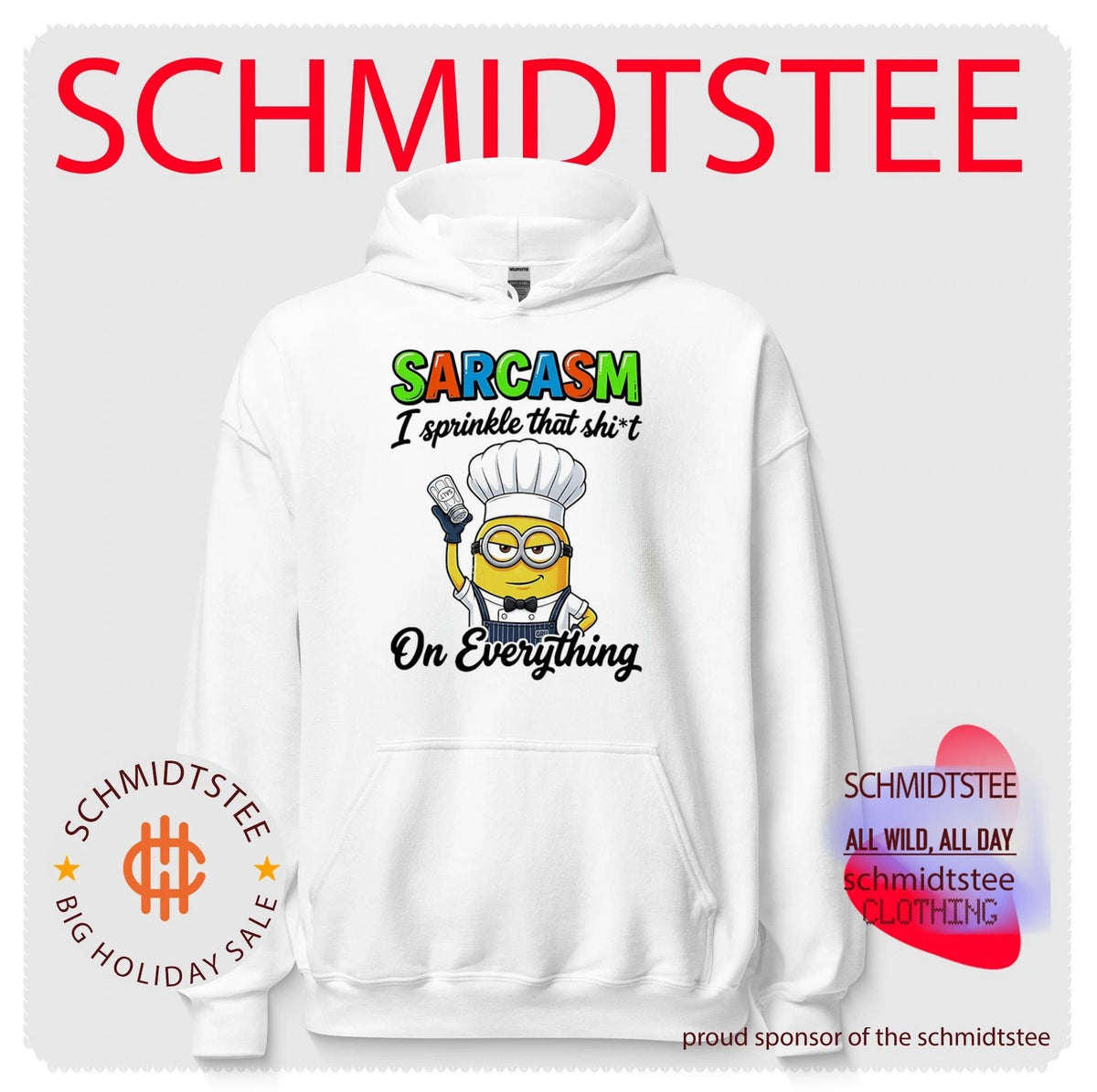 Sarcasm I sprinkle that shit on everything Minion shirt