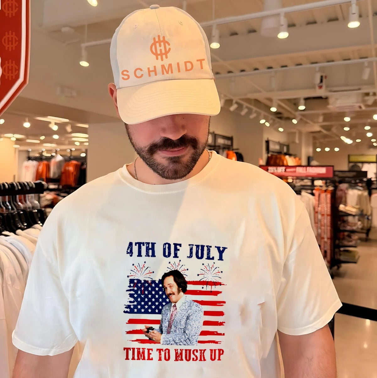 Brian FanBrian Fantana Time To Musk Up Funny Anchorman 4th of July shirt