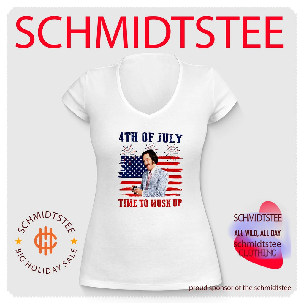 Brian FanBrian Fantana Time To Musk Up Funny Anchorman 4th of July shirt