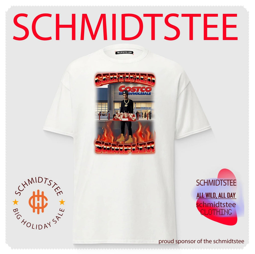 Certified sampler Costco funny graphic shirt