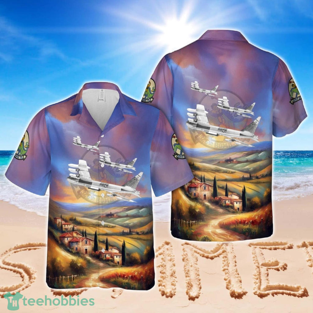US Air Force 326th Bombardment Squadron Boeing B-52D-40-BW (SN 56-0695) Hawaiian Shirt