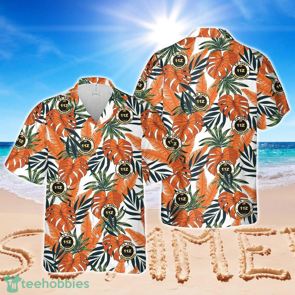 US Army 11Z Infantry Senior Sergeant Hawaiian Shirt Beach Summer Shirt