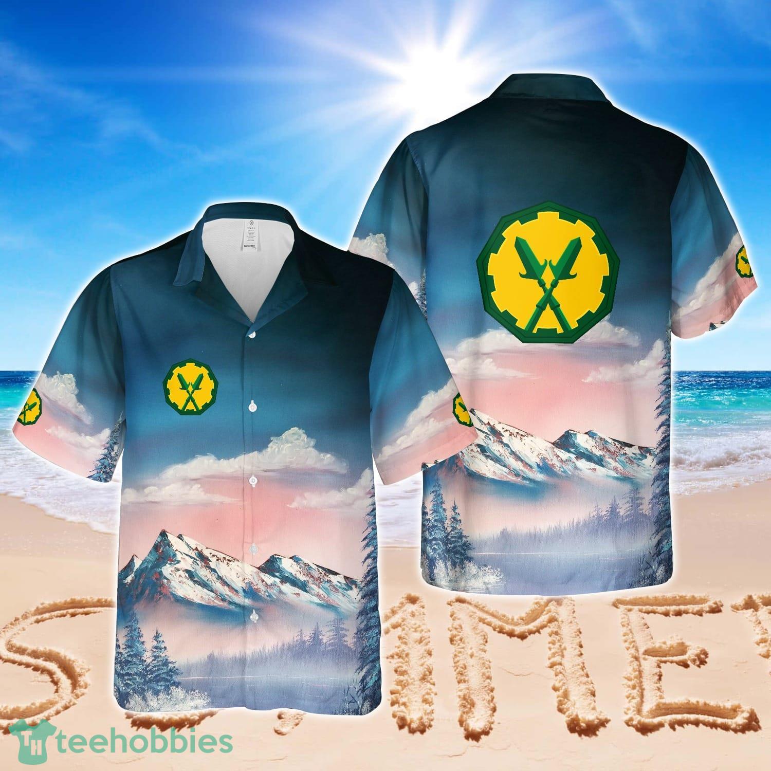 US Army 290th Military Police Brigade Hawaiian Shirt Beach Summer Shirt