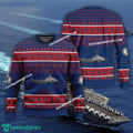 US Navy USS Fort Worth LCS-3 Knitted Xmas Sweater AOP For Men Women