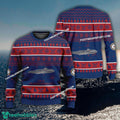 US Navy USS George Washington CVN-73 Knitted Xmas 3D Sweater Gift Veteran