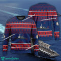 US Navy USS Hopper DDG-70 Ugly Christmas Sweater AOP Gift Veteran