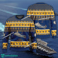 US Navy USS Marinette LCS-25 Ugly Christmas Sweater AOP Gift Veteran