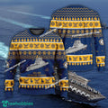 US Navy USS Michael Monsoor DDG-1001 Ugly Christmas Sweater AOP Gift Veteran