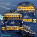 US Navy USS Porter DDG-78 Ugly Christmas Sweater AOP For Army