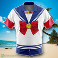 Usagi Tsukino Sailor Moon Men’s Short Sleeve Button Up Hawaiian Shirt Impressive Gift