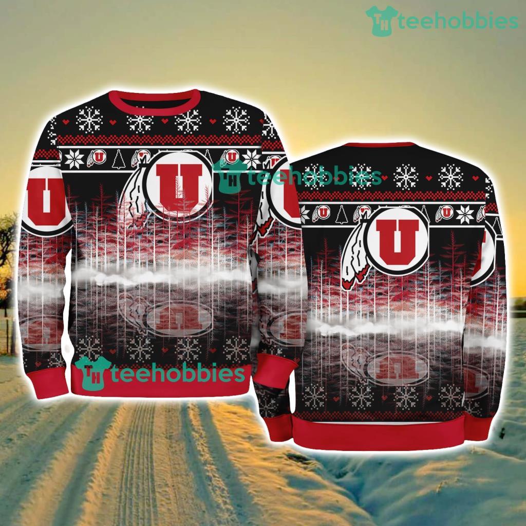 Utah Red Rocks NCAA Pine Christmas Ugly Sweater New Style Best Gift For Fans