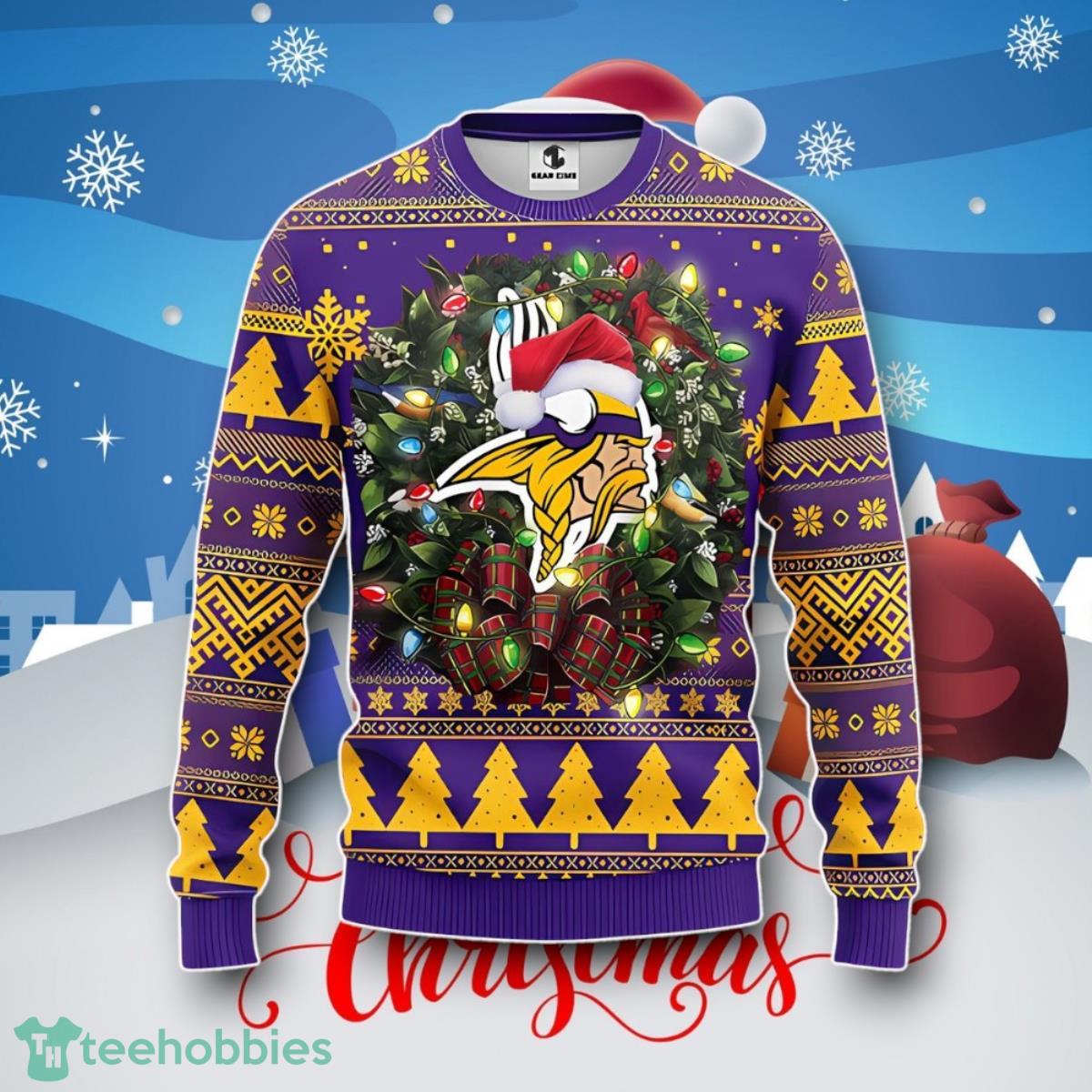Vikings Minnesota American Ugly Christmas Sweater Unique Gifts