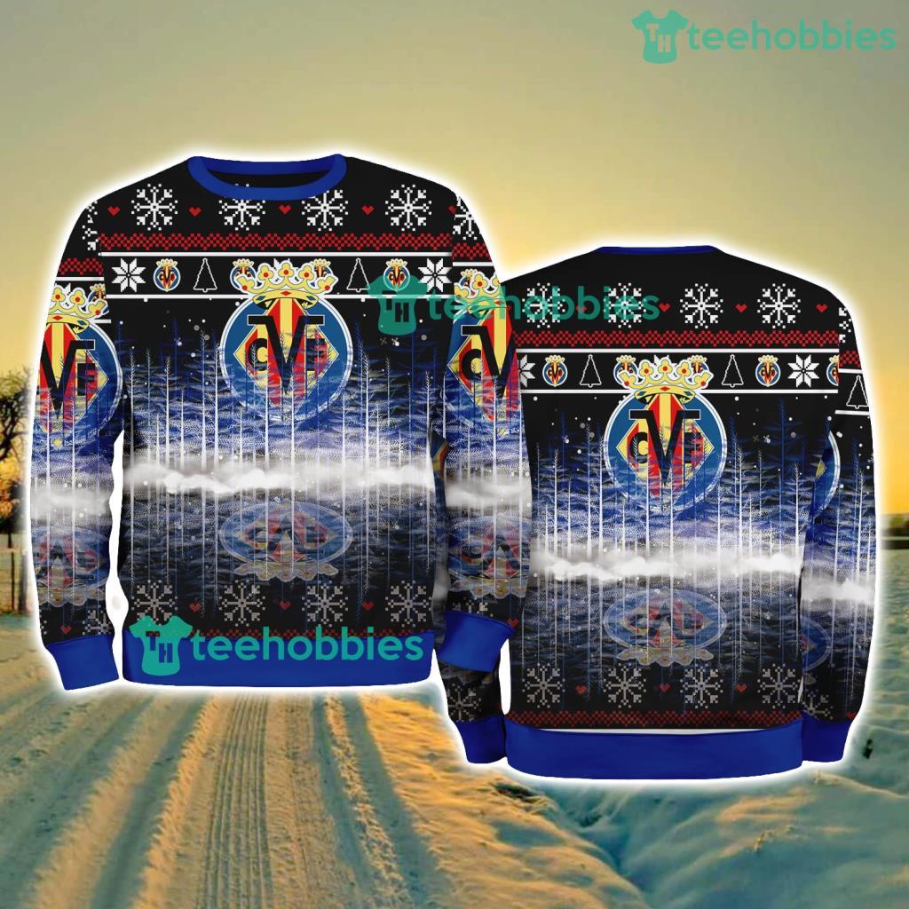 Villarreal Pine Christmas Ugly Sweater New Style Best Gift For Fans