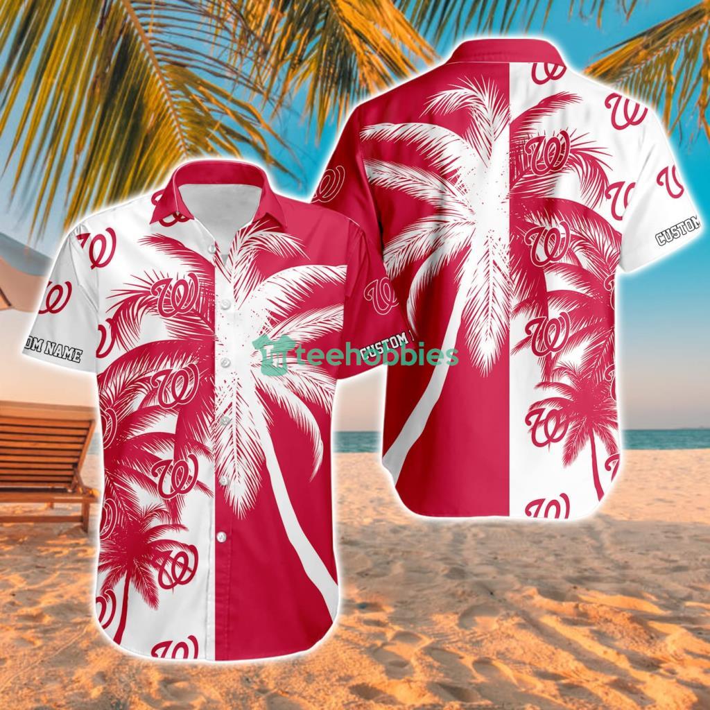 Washington Nationals Mlb Aloha Tropical Hawaiian Shirt For Fans Custom Name
