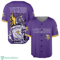 Wave Player Minnesota Vikings Baseball Jersey Gift Fans