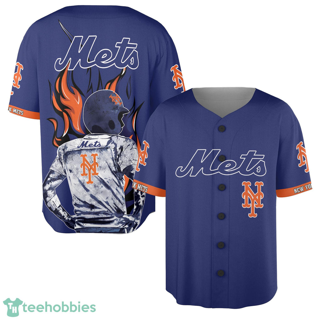 Wave Player New York Mets 3D Jersey For Fan