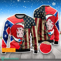 Wendy’s USA Flag 3D Sweater For Men Women