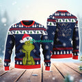 West Virginia Mountaineers NCAA The Grinch Funny Merry Christmas Uglly Sweater 3D New Trend