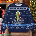 Winnipeg Jets NHL Grinch Ugly Christmas Sweater Team Holiday Christmas Gift
