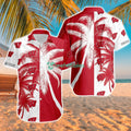 Wisconsin Badgers Ncaa Aloha Tropical Hawaiian Shirt For Men And Women Custom Name