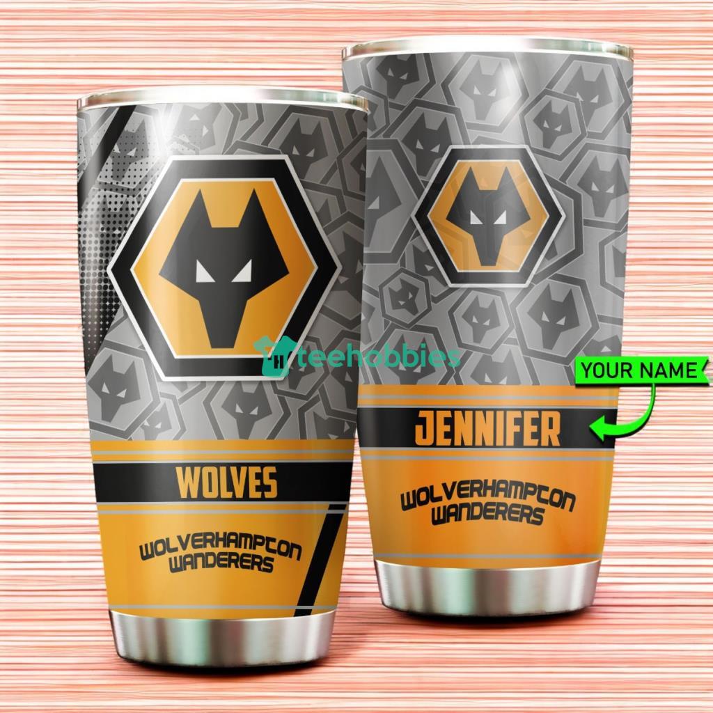 Wolves Logo Tumbler Custom Name