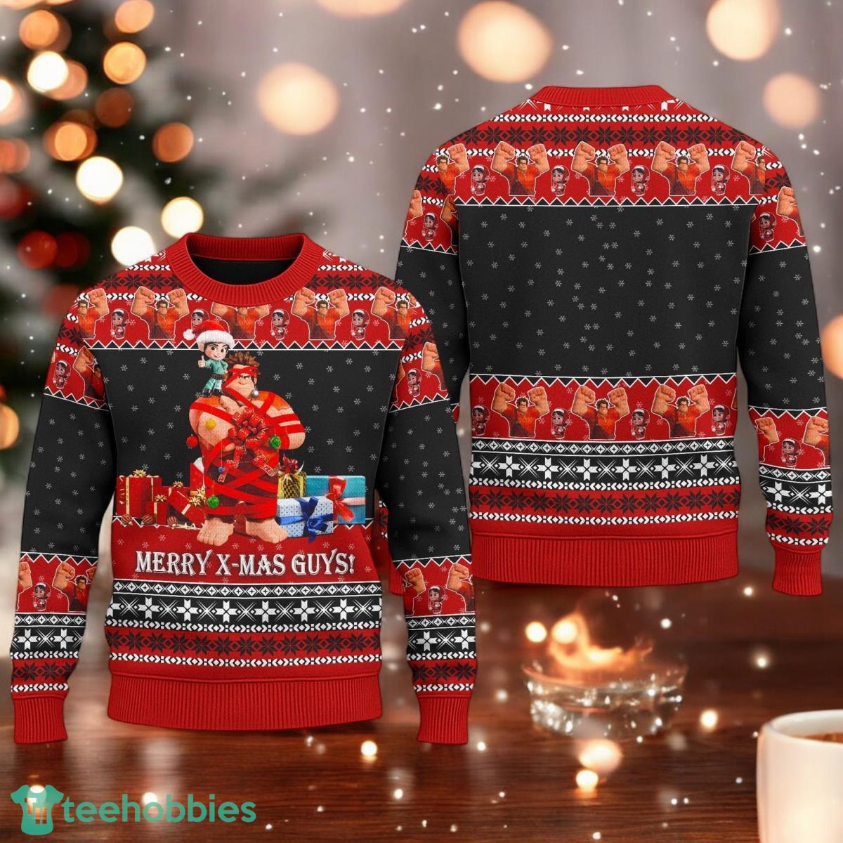 Wreck-It Ralph Christmas Ugly Sweater Vanellope Wreck It Ralph Xmas Holiday Sweater