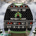 Yippee Ki Yay Christmas 3D Ugly Sweater For Men And Women