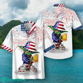 Yoda Fireworks American Flag Hawaiian Shirt Impressive Gift